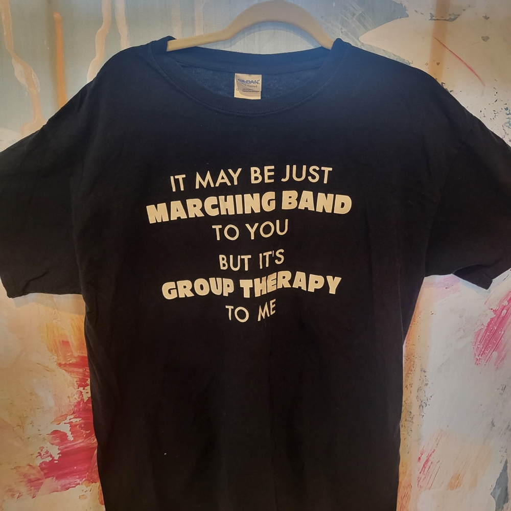 Gildan Navy Marching Band Therapy Kids Tee